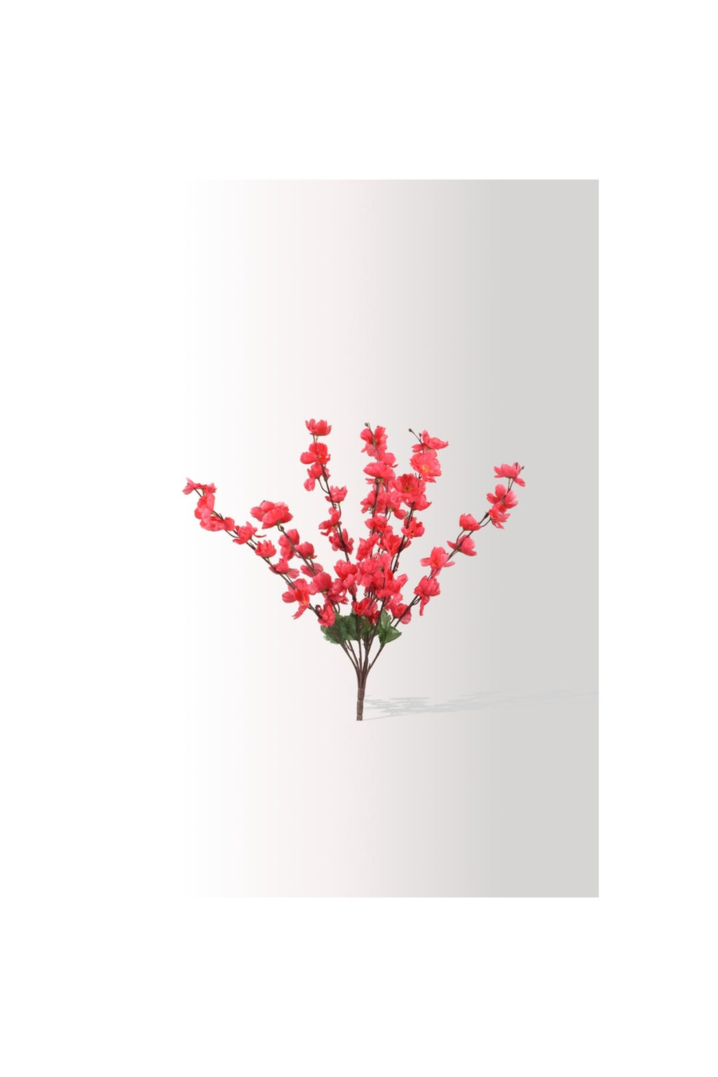 Yapay Çiçek Bahar Dalı, Japon Kiraz Çiçeği 9 Dallı 40 Cm Pembe